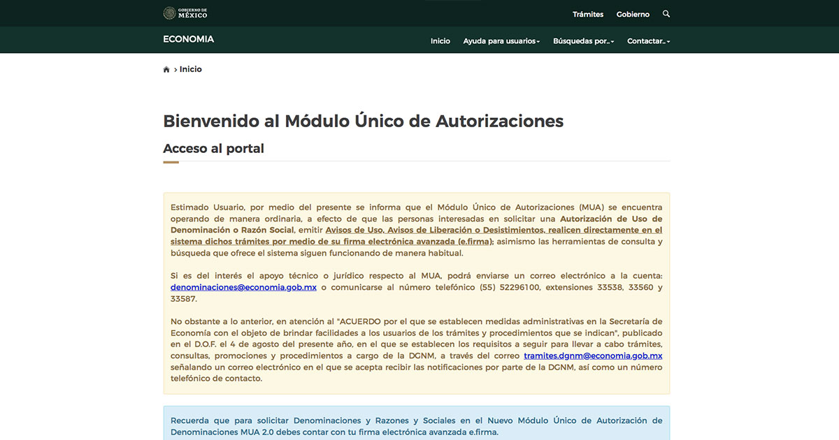 Módulo Único de Autorizaciones · SE